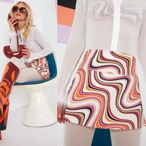 Dolls Kill Current Mood Swinging London Mini Skirt Size Small